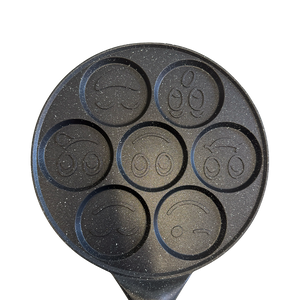 7-Hole Non-Stick Pancake Pan with Waffle Mold