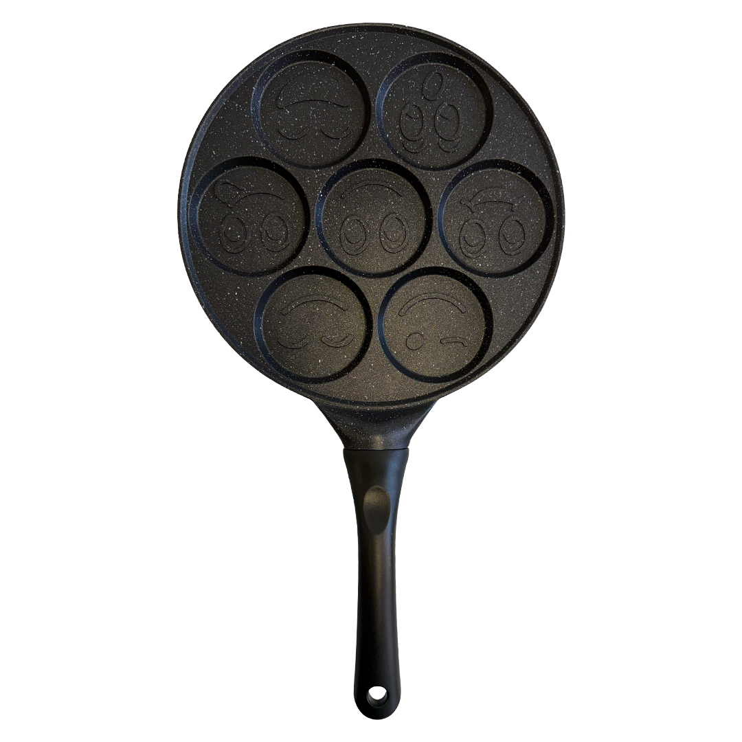 7-Hole Non-Stick Pancake Pan with Waffle Mold