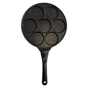 7-Hole Non-Stick Pancake Pan with Waffle Mold