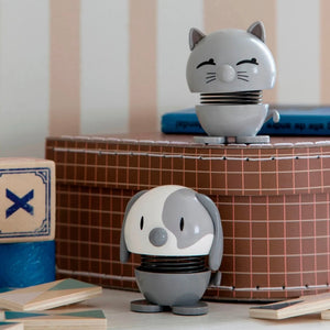 Hoptimist - Animal Cat Light Grey