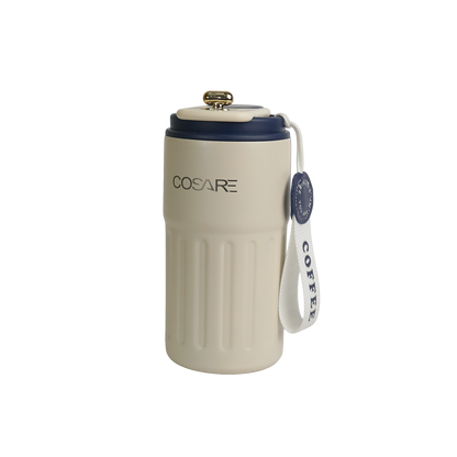 COSARE - 380ml Insulated Coffee Mug with Temperature Display