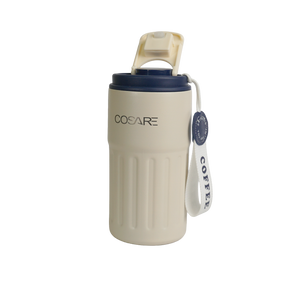 COSARE - 380ml Insulated Coffee Mug with Temperature Display