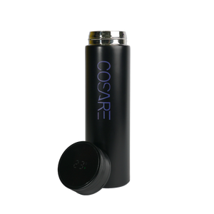 COSARE - 500ml Stainless Steel Water Bottle with Temperature Display