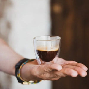 Vialli Design - Set of 2 double-walled espresso cups Amo 80ML - 25837