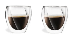 Vialli Design - Set of 2 double-walled glasses Cristallo 250ML - 25486