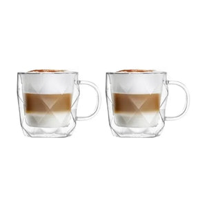 Vialli Design - Set of 2 Geo Cups 330ML - 8500