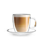 Vialli Design - Set of 2 cups with saucers with double wall 250ML - Amo 27565