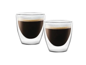 Vialli Design - Set of 2 double-walled espresso cups Amo 80ML - 25837