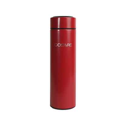COSARE - 500ml Stainless Steel Water Bottle with Temperature Display